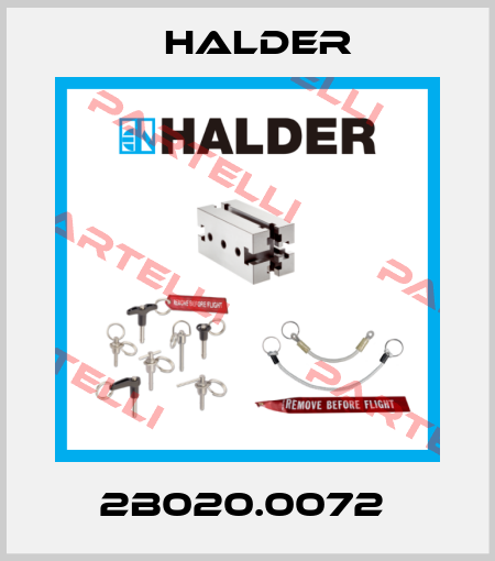 2B020.0072  Halder