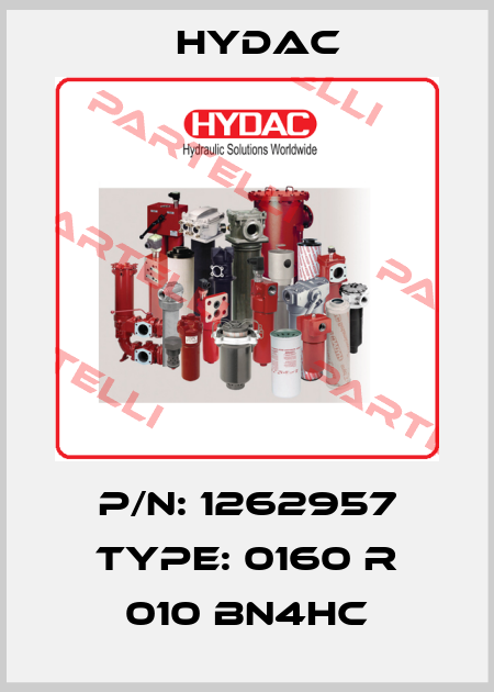 P/N: 1262957 Type: 0160 R 010 BN4HC Hydac