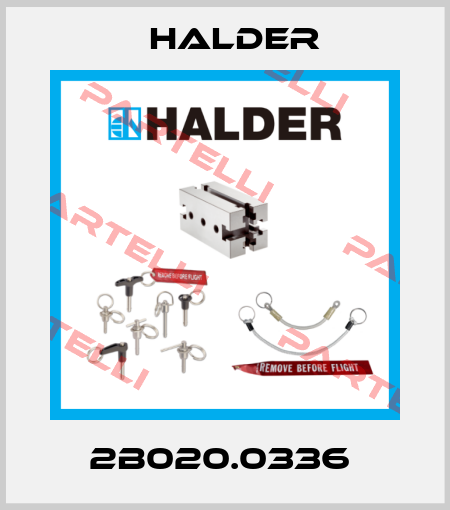 2B020.0336  Halder