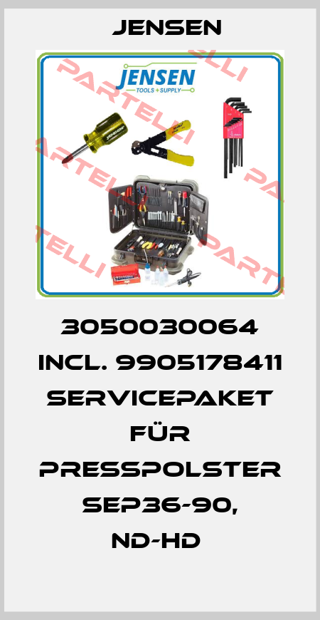 3050030064 incl. 9905178411 Servicepaket für Presspolster SEP36-90, ND-HD  Jensen