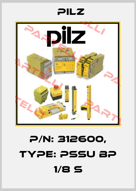 p/n: 312600, Type: PSSu BP 1/8 S Pilz