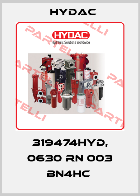 319474HYD, 0630 RN 003 BN4HC  Hydac