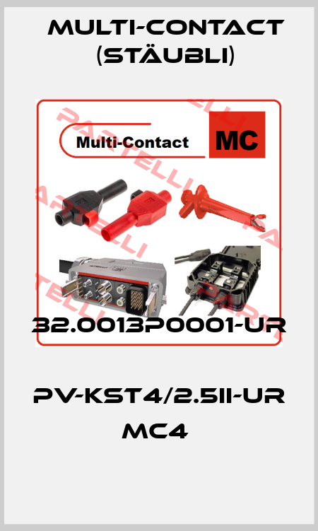 32.0013P0001-UR  PV-KST4/2.5II-UR  MC4  Multi-Contact (Stäubli)