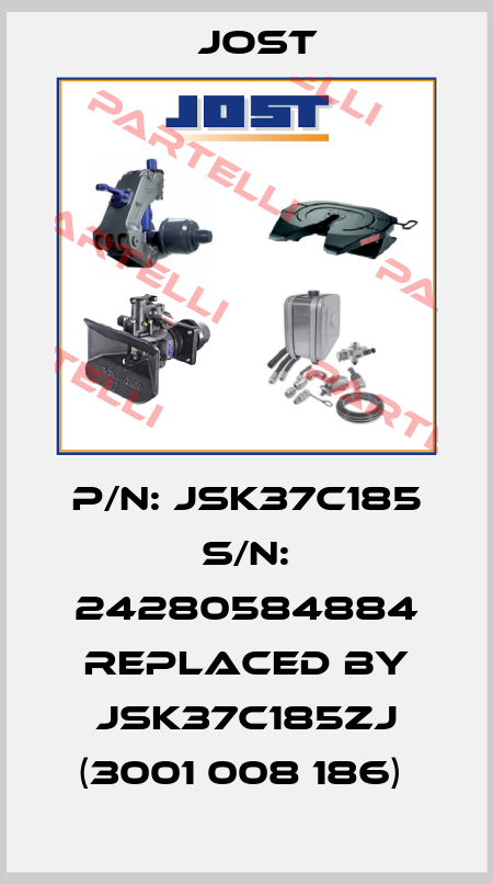 P/N: JSK37C185 S/N: 24280584884 REPLACED BY JSK37C185ZJ (3001 008 186)  Jost
