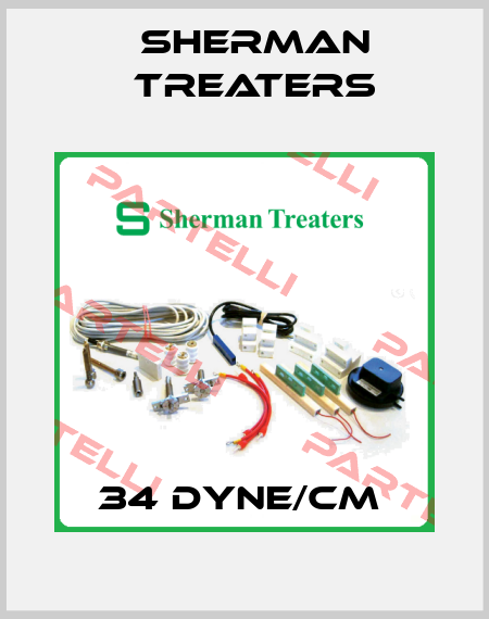34 DYNE/CM  Sherman Treaters