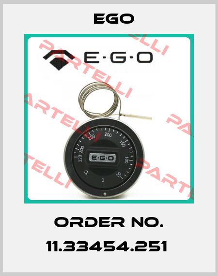Order No. 11.33454.251  EGO