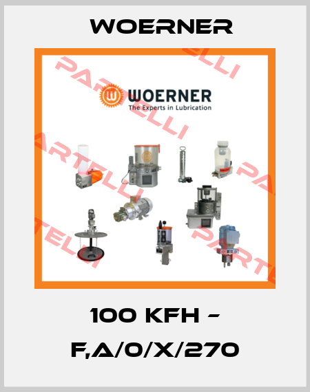 100 KFH – F,A/0/X/270 Woerner