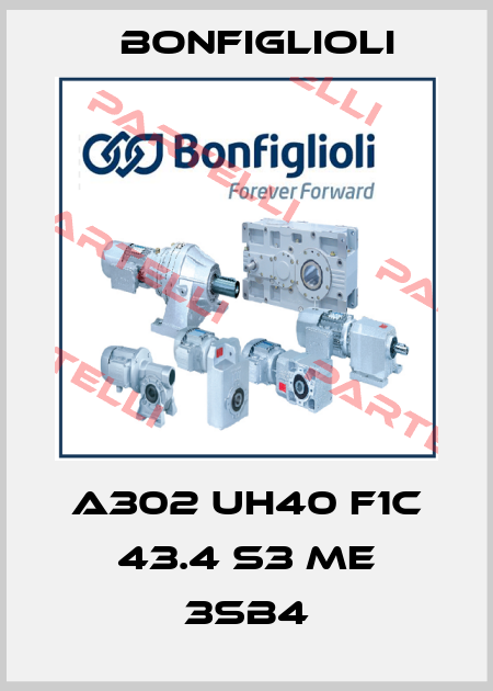 A302 UH40 F1C 43.4 S3 ME 3SB4 Bonfiglioli