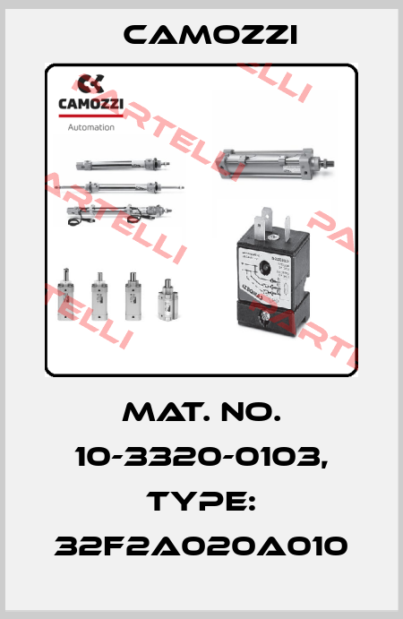 Mat. No. 10-3320-0103, Type: 32F2A020A010 Camozzi