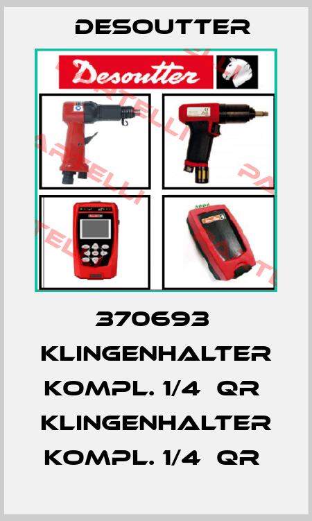370693  KLINGENHALTER KOMPL. 1/4  QR  KLINGENHALTER KOMPL. 1/4  QR  Desoutter