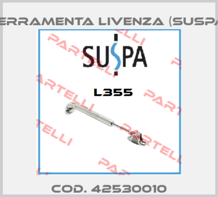 Cod. 42530010 Ferramenta Livenza (Suspa)