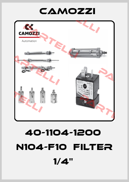 40-1104-1200  N104-F10  FILTER 1/4"  Camozzi