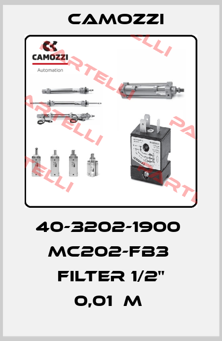 40-3202-1900  MC202-FB3  FILTER 1/2" 0,01µM  Camozzi