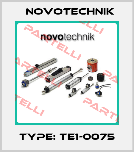 Type: TE1-0075 Novotechnik