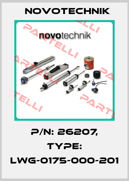 p/n: 26207, Type: LWG-0175-000-201 Novotechnik