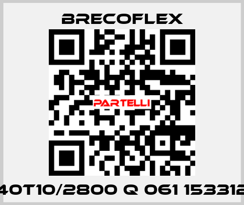 40T10/2800 Q 061 153312 Brecoflex