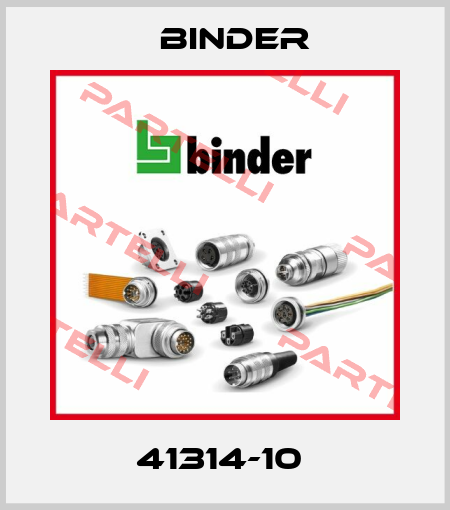 41314-10  Binder