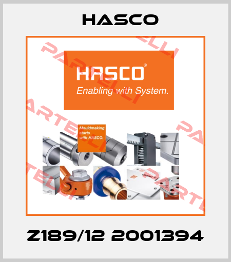 Z189/12 2001394 Hasco