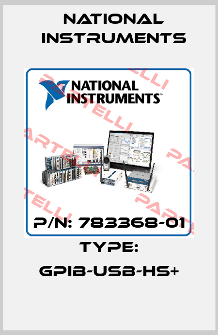 P/N: 783368-01 Type: GPIB-USB-HS+ National Instruments