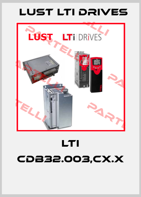 LTI CDB32.003,Cx.x  LUST LTI Drives