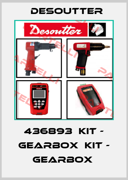 436893  KIT - GEARBOX  KIT - GEARBOX  Desoutter