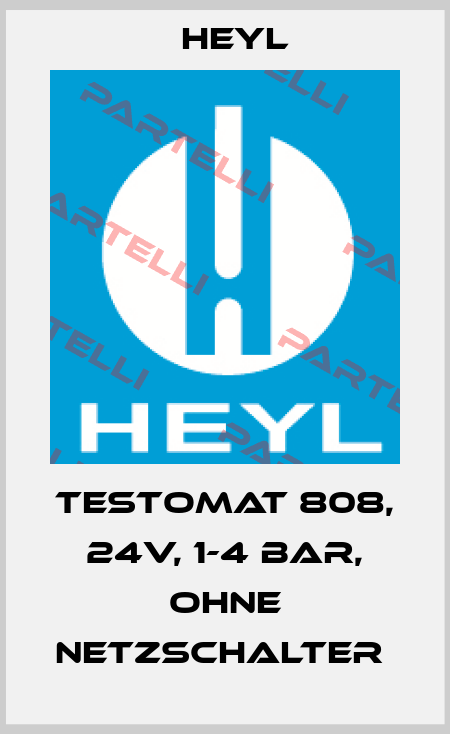 Testomat 808, 24V, 1-4 bar, ohne Netzschalter  Heyl