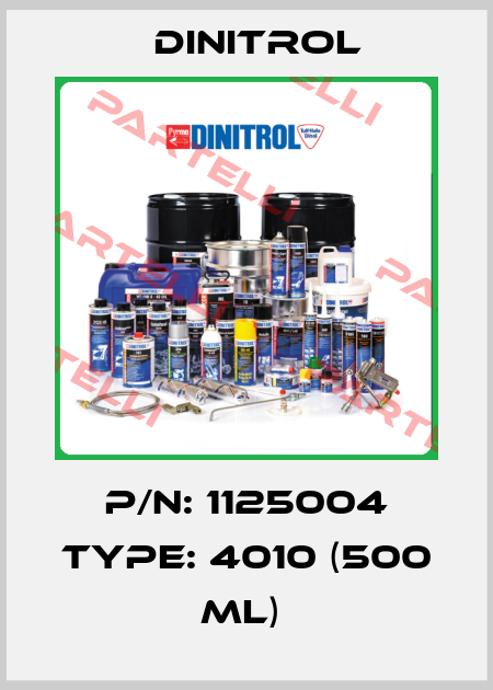 P/N: 1125004 Type: 4010 (500 ml)  Dinitrol