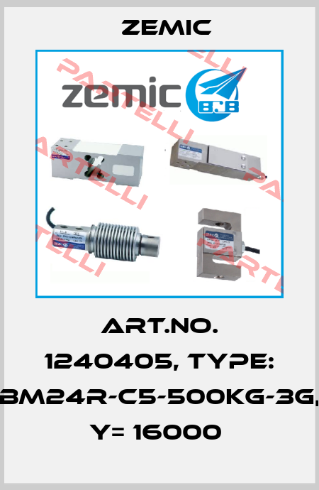 Art.No. 1240405, Type: BM24R-C5-500kg-3G, Y= 16000  ZEMIC