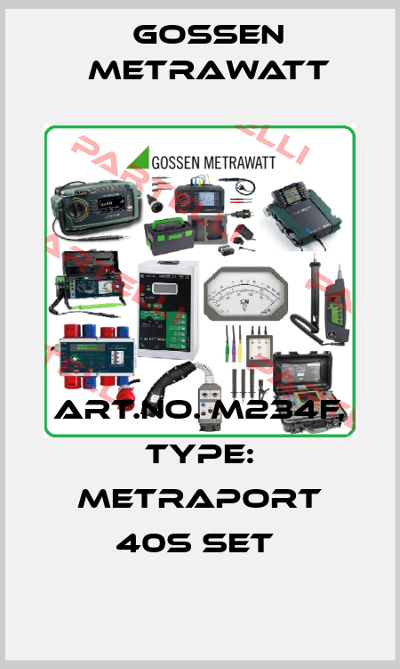 Art.No. M234F, Type: METRAport 40S Set  Gossen Metrawatt