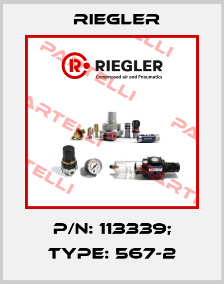 p/n: 113339; Type: 567-2 Riegler