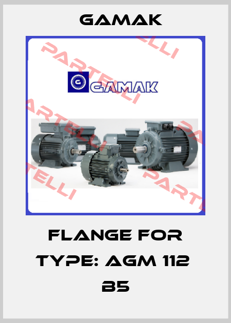 flange for type: AGM 112  B5 Gamak
