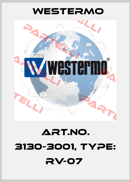 Art.No. 3130-3001, Type: RV-07  Westermo