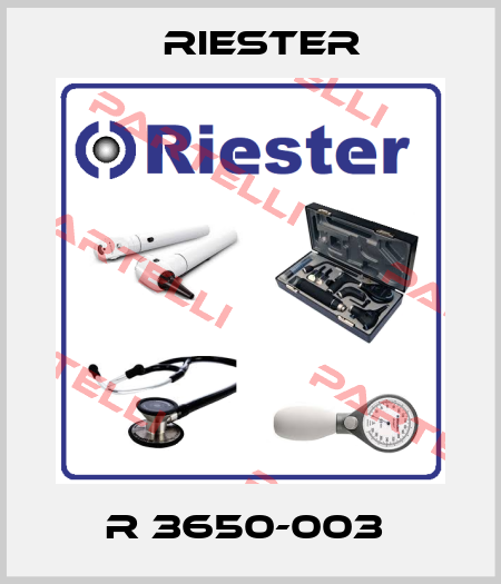 R 3650-003  Riester