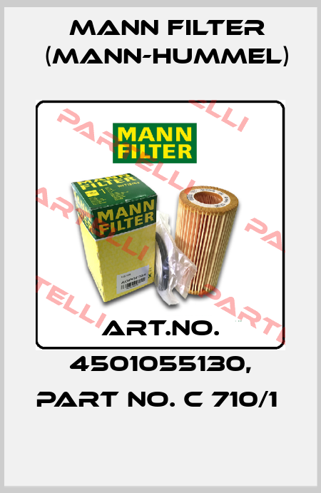 Art.No. 4501055130, Part No. C 710/1  Mann Filter (Mann-Hummel)