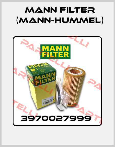 3970027999  Mann Filter (Mann-Hummel)