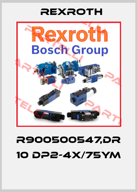 R900500547,DR 10 DP2-4X/75YM  Rexroth