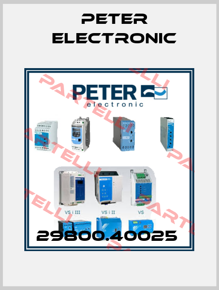 29800.40025  Peter Electronic