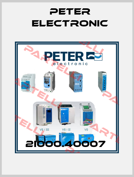 2I000.40007  Peter Electronic
