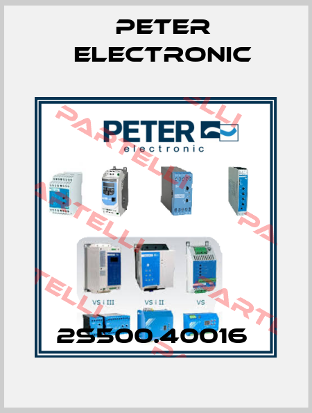 2S500.40016  Peter Electronic