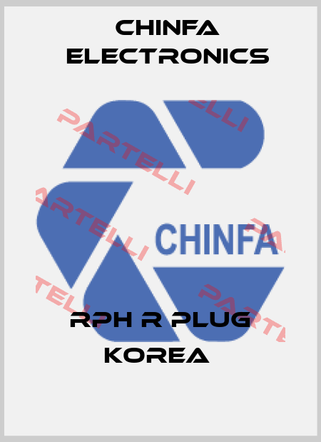 RPH R Plug Korea  Chinfa Electronics