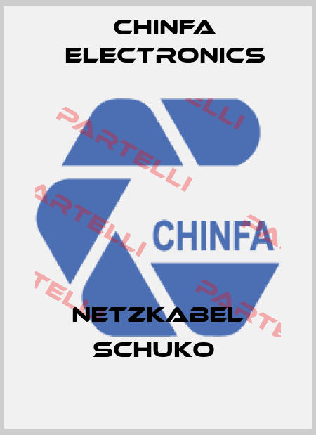 Netzkabel Schuko  Chinfa Electronics