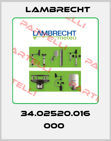 34.02520.016 000  Lambrecht