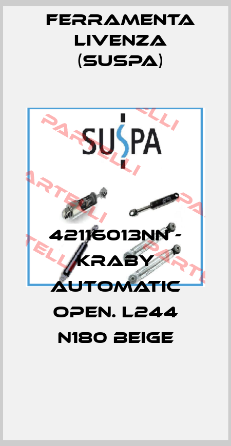 42116013NN - KRABY automatic open. L244 N180 Beige Ferramenta Livenza (Suspa)