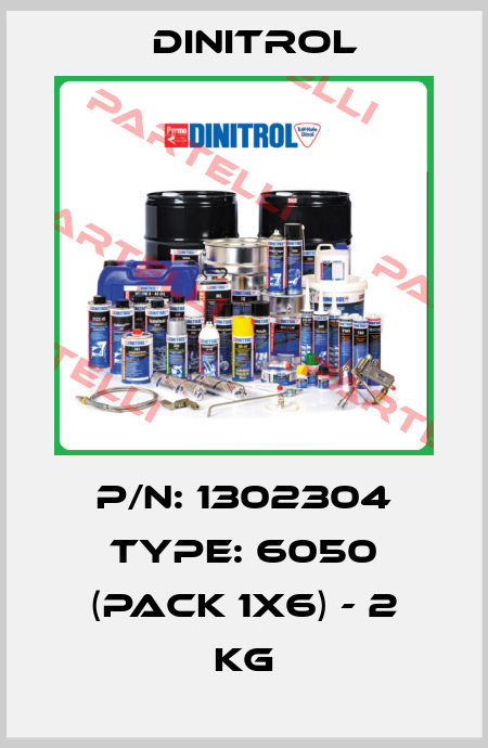 P/N: 1302304 Type: 6050 (pack 1x6) - 2 kg Dinitrol