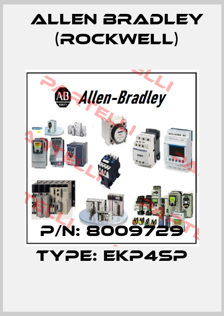 P/N: 8009729 Type: EKP4SP Allen Bradley (Rockwell)
