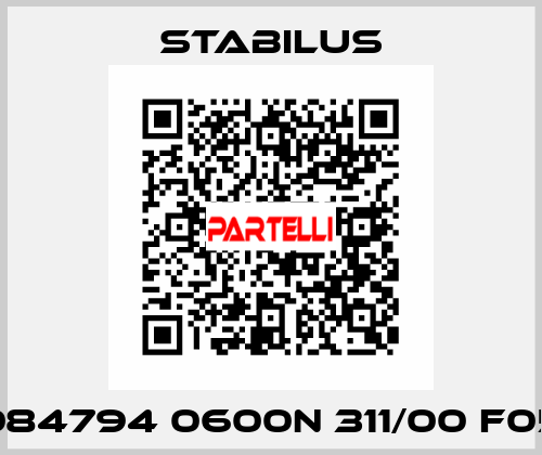 084794 0600N 311/00 F05 Stabilus