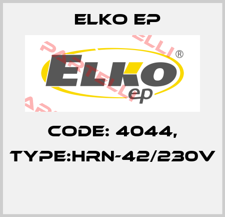 Code: 4044, Type:HRN-42/230V  Elko EP