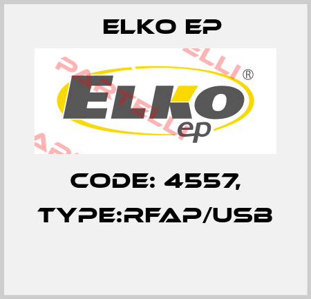 Code: 4557, Type:RFAP/USB  Elko EP