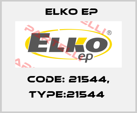 Code: 21544, Type:21544  Elko EP