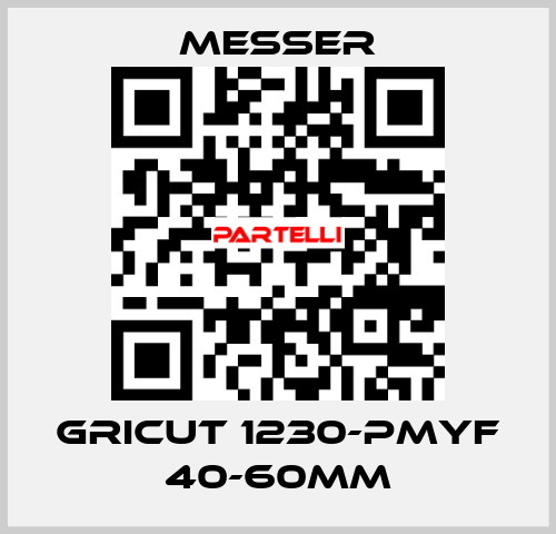 Gricut 1230-PMYF 40-60mm Messer